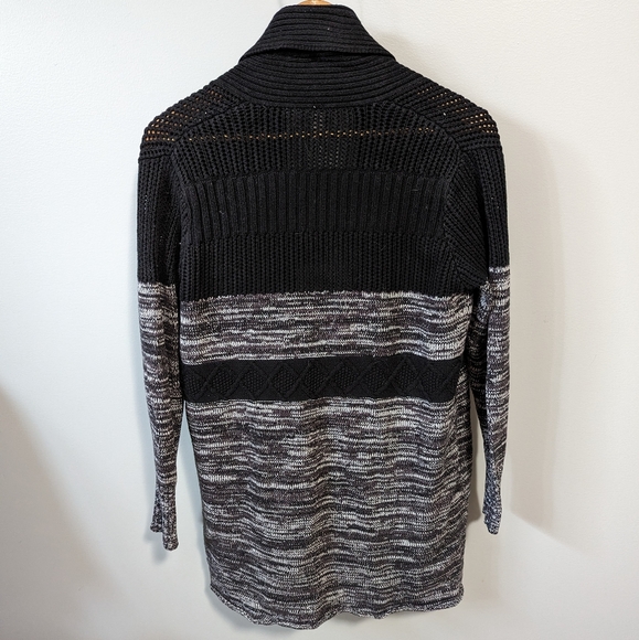 RVCA Knit Black & Heather Grey Cardigan | Autumn Cardi | Fall Vibes | Small - Picture 5 of 11